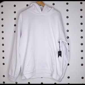 NWT TALENTLESS Men’s White Sweatshirt Hoodie